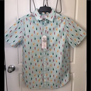 Denim & Flower Shirt